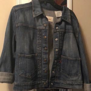 Levi cropped denim jacket